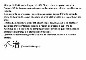 2014 09 QUENTIN  EN CHINE PROVINCE DE DEQEN